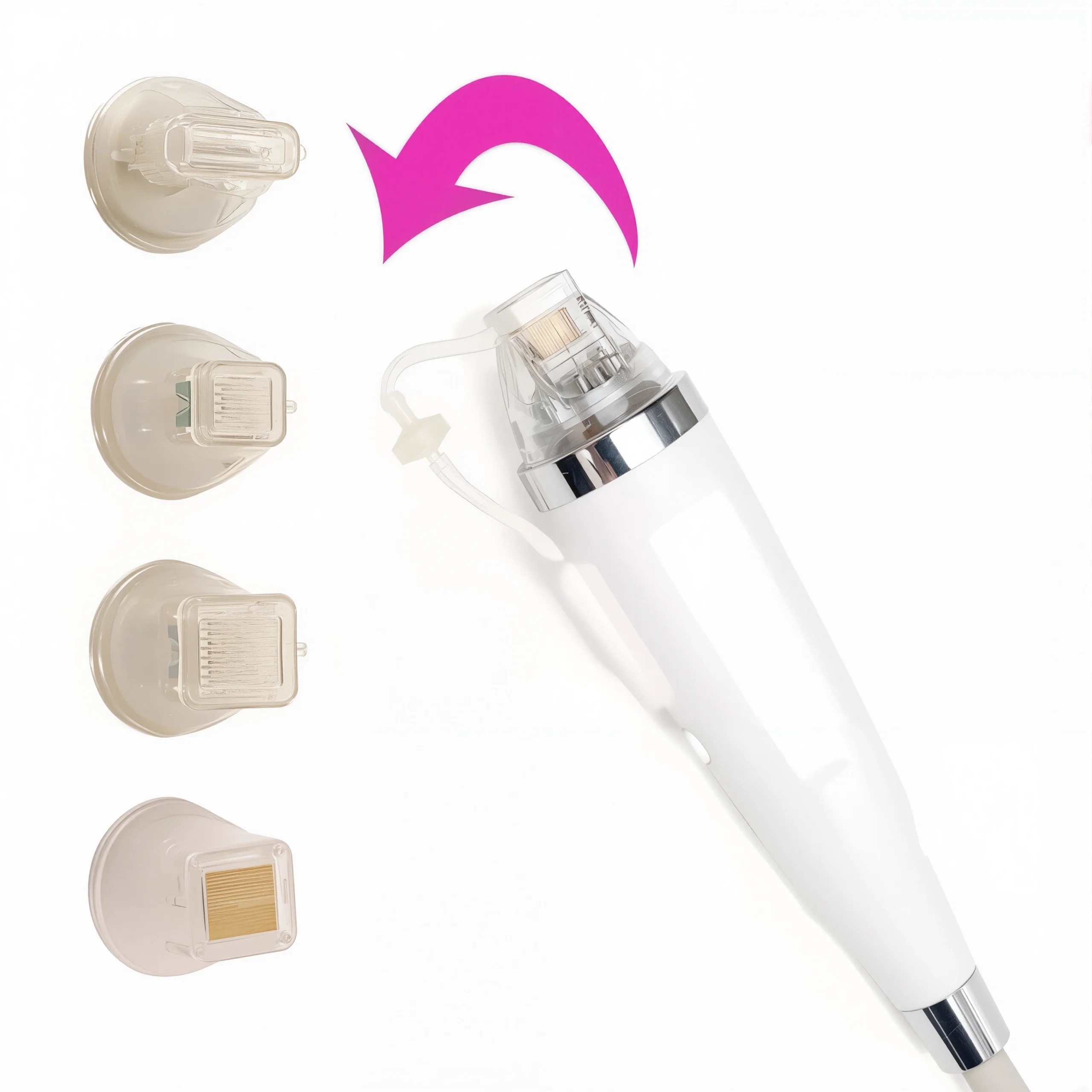How to replace the microneedle cartridge diagram