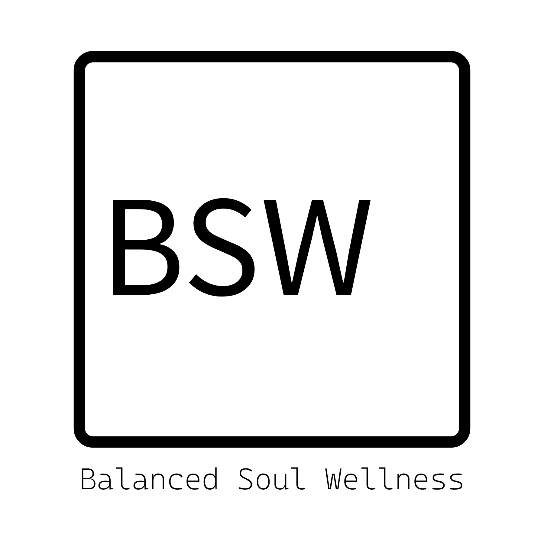 Balanced Soul Wellness logo transparent