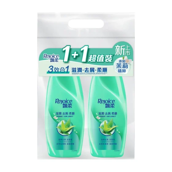 Rejoice飘柔滋润去屑洗发露套装 750克 x 2支