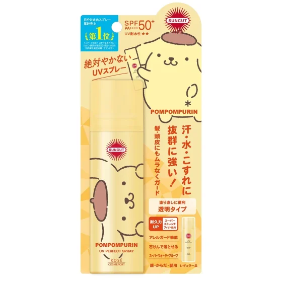 Kose Cosmeport高絲Suncut高效防曬超強防水噴霧(布丁狗版) 60克