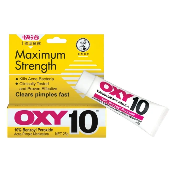 Oxy 10 Maximum Strength Acne Pimple Medication 25g
