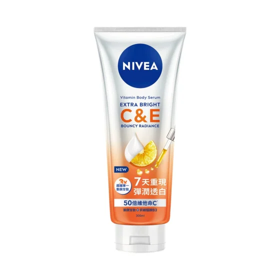Nivea妮維雅果萃雙效C&E淨白潤亮精華凝乳 300亳升