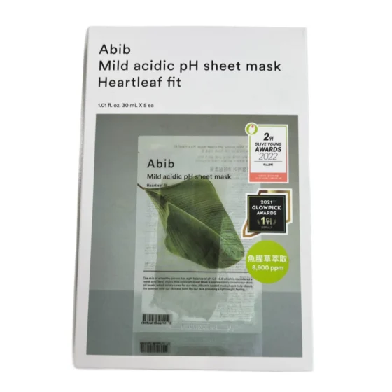 Abib阿彼芙弱酸性鱼腥草面膜 30毫升 x 5片