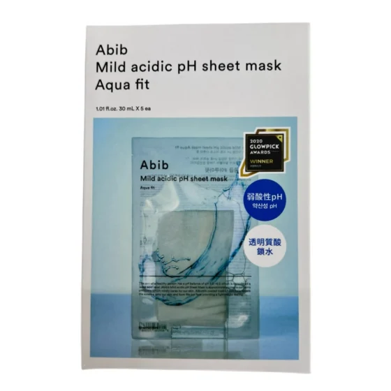 Abib Mild Acidic pH Sheet Mask Aqua Fit 30ml x 5pcs