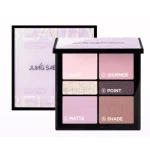 Jung Saem Mool郑瑄茉专业六色眼影盘(黄棕色) 14.5克