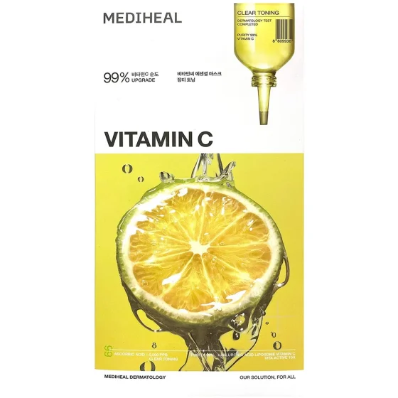 Mediheal美迪惠爾維他命C特強亮白精華水庫面膜 10片