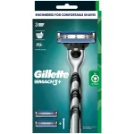 Gillette吉列Mach3鋒速3系列剃鬚刀 刀架 1件 + 刀頭 2片