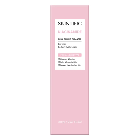 Skintific烟酰胺亮白洗面奶 80毫升