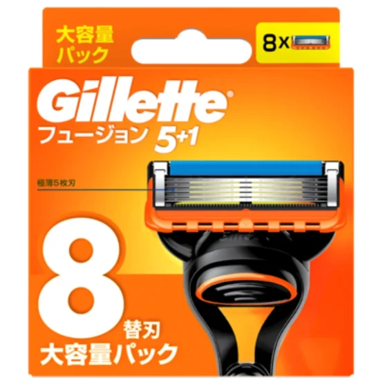 Gillette吉列Fusion鋒隱系列剃鬚刀頭 8片