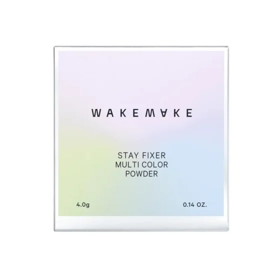 WAKEMAKE 3色輕透霧感定妝蜜粉(01 白皙剔透) 4克