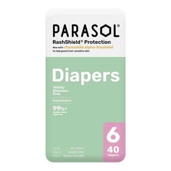 Parasol Clear+Dry超透氣水凝尿片(6號/加加大碼) 40片