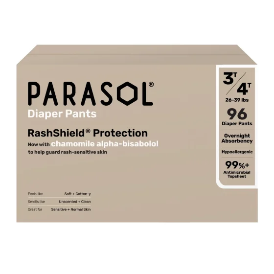 Parasol Clear+Dry超透氣水凝學習褲(5號/加大碼) 96片 (原箱)