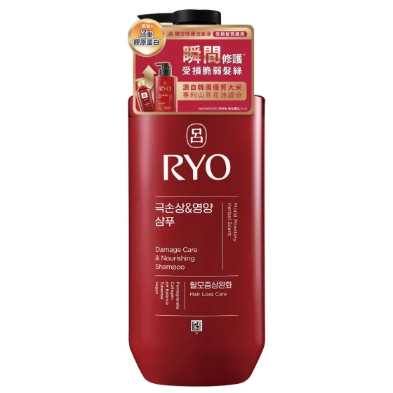 RYO Damage Care & Nourishing Shampoo 480ml