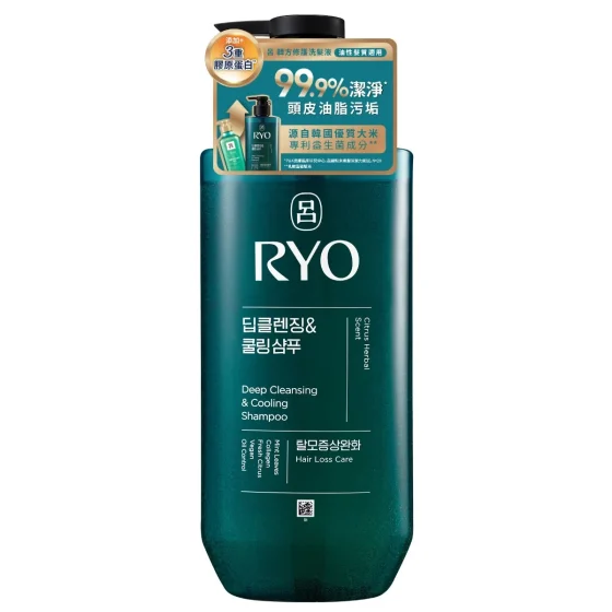 RYO Deep Cleansing & Cooling Shampoo 480ml