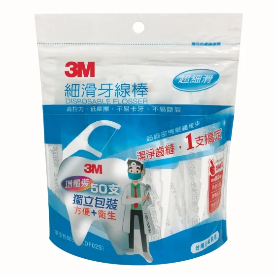 3M細滑牙線棒 50支