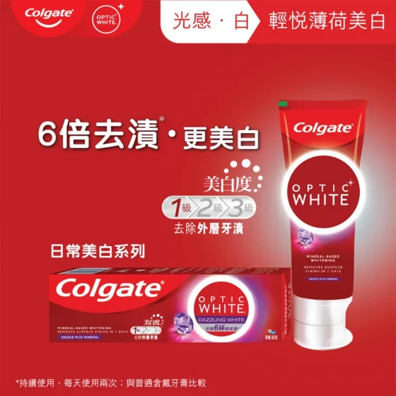 Colgate Optic White Dazzling Mint Whitening Toothpaste 100g