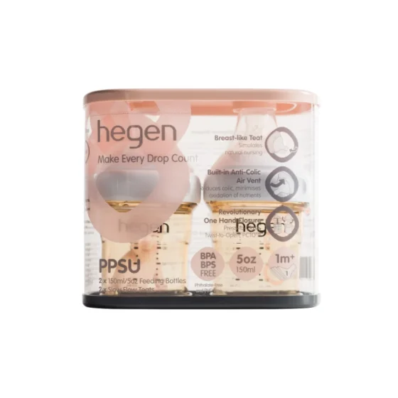 Hegen PCTO PPSU多功能宽口奶瓶(150ml/5oz) 2件