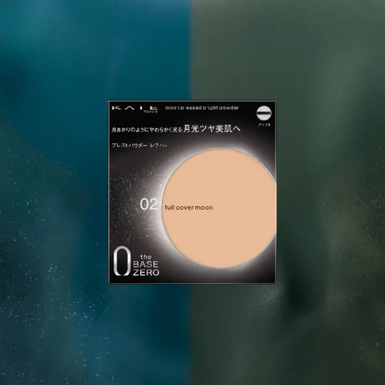 Kate Moon Pressed Bright Powder 02 Full-Moon Cover 1pc
