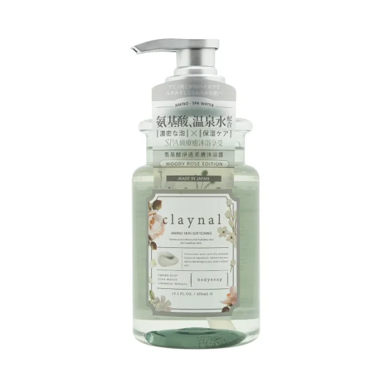 Claynal蓬派氨基酸淨透柔膚沐浴露(烏木玫瑰之香) 450毫升