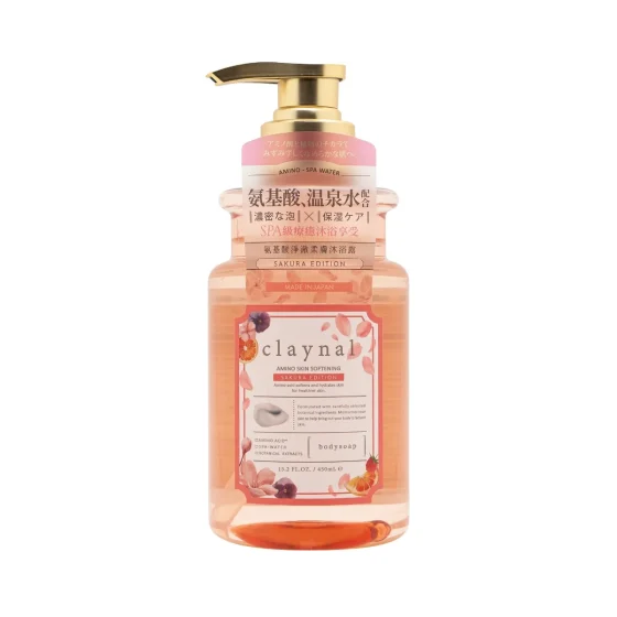 Claynal蓬派氨基酸净澈柔肤沐浴露(樱花之香) 450毫升