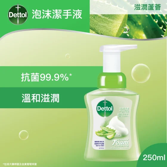 Dettol滴露滋润芦荟泡沫洁手液 250毫升