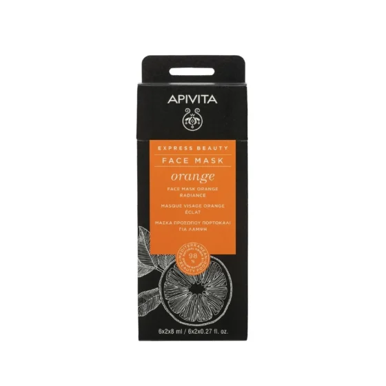 APIVITA Radiance Face Mask with Orange 8ml x 12pcs