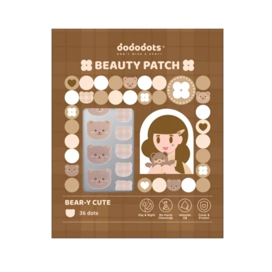DoDoDots哆朵美美膚貼(可愛小熊) 36片