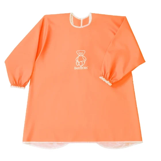 BabyBjorn长袖防水围兜衣(橙色) 1件