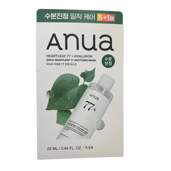 Anua鱼腥草77面膜 5片 + 1片