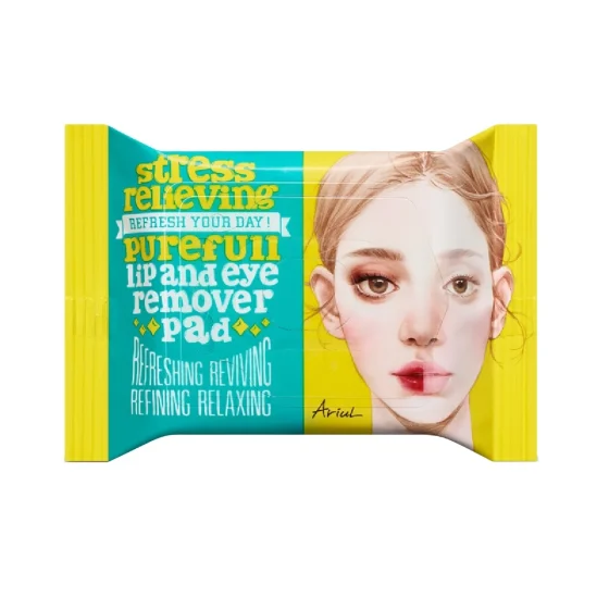 Ariul艾藜兒極淨舒壓眼唇卸妝棉 30片