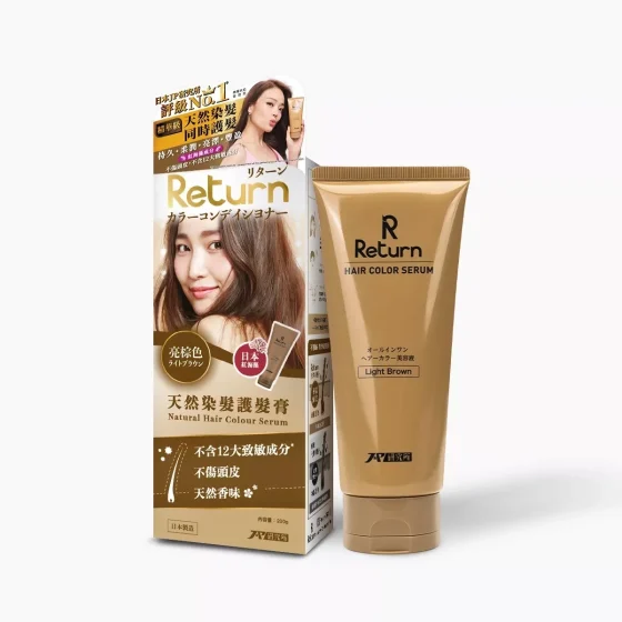 Return Hair Color Serum (Light Brown) 200g